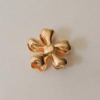 Flower Metal Hair Claw Clip | Gold