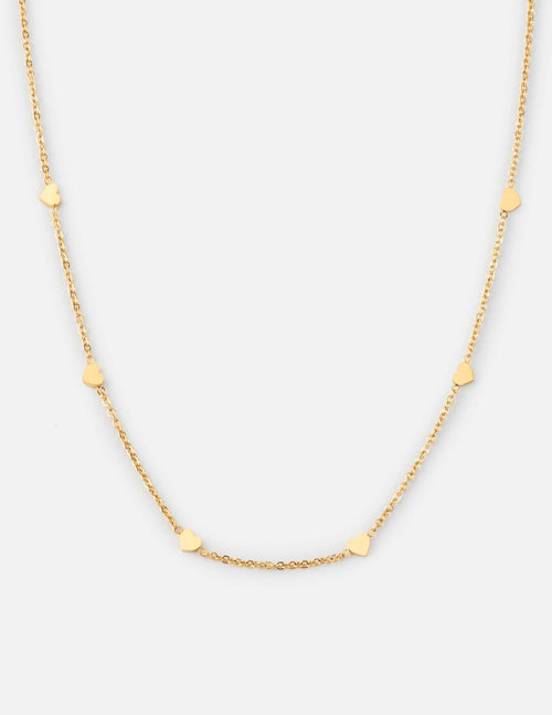 Dainty Heart Link Necklace