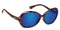Polarized Amber with Blue Mirror / No Bifocal/Reader (Plano) ($90) / Tortoise