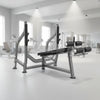 Decline Bench - Olympic - Muscle D Fitness -  Padded Foot Rollers - Plate Storage