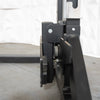 Deluxe Half Rack - Muscle D Fitness - Heavy Duty - Adjustable Safety Bars - Pull Up - Vertical Olympic Bar Storage