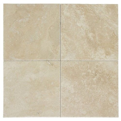 Denizli Beige Travertine Brushed and Chiseled Floor and Wall Tile - Livfloors Collection
