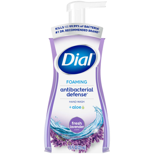 Dial Complete Antibacterial Foaming Hand Wash, Fresh Lavender for the Kitchen, 7.5 Ounce EasyOptionXY LLC
