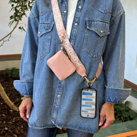 Clip & Go Strap w/RFID Pouch Diamond Pattern