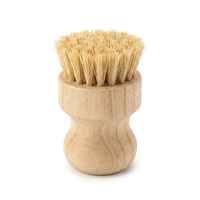 Bamboo Sisal Fiber Dish Brush