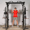 Muscle D Fitness Dual Adjustable Pulley Smith Combo – Full Body Trainer