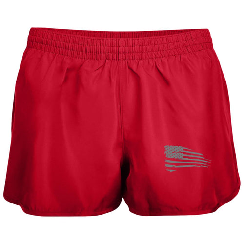 Distressed Flag Ladies' Wayfarer Running Shorts