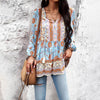 Western V-neck Long Sleeved Top | Perfect Cowgirl Style for Every Occasion
