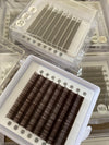 Espresso Brown-Black Color Lashes  （8-lines）