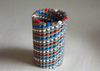 Patriotic Modular Vase – Built with Brick-Compatible Bricks