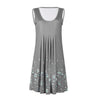 Coastal Cowgirl Boho Dress – Sleeveless Summer Dress with Floral Detail