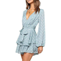Floral Breeze Chiffon Dress | Casual Printed One-Piece Dress