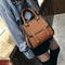 Tan / 26cm x 23cm x 14cm