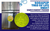 Tree of Life eMat - Enrichment Lick Mat For Dogs and Cats - With Suction Cups | Tree Design | USA Made
