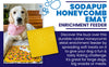 Honeycomb eMat - Enrichment Lick Mat for Dogs and Cats | eMat Enrichment Toy for Anxiety Relief | SodaPup