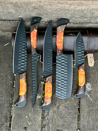 Here’s a fresh, seasonally tuned rewrite with trending keywords, perfect for SEO and gifting themes:  Product Title: Damascus Steel Handmade Chef Knife Set with Sharpener – Perfect Gift for Wife, Husband, or Valentine’s Day