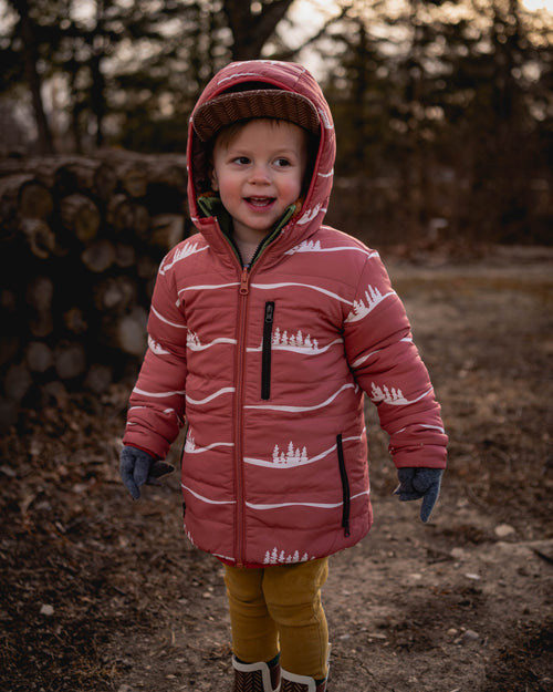 Preorder: Hills Lightweight Puffy Jacket - Kids Mountain Adventure Gear Keep the Littles Wild