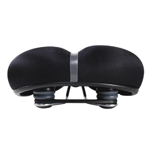 Serfas EG-8966E Cruiser E-GEL Elastomer Rear Suspension Lycra Saddle