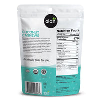 Coconut Cashews, Organic, Elan
