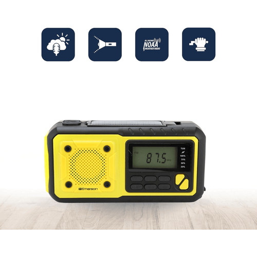 Emerson Emergency AM / FM Radio with Weather Band / Flashlight / Power Bank Jupiter Gear