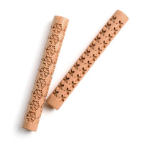 Wooden Roller Creative Embossments Dough Tool