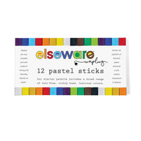 Pastel Sticks – Talc-Free – 12 Vibrant Colors