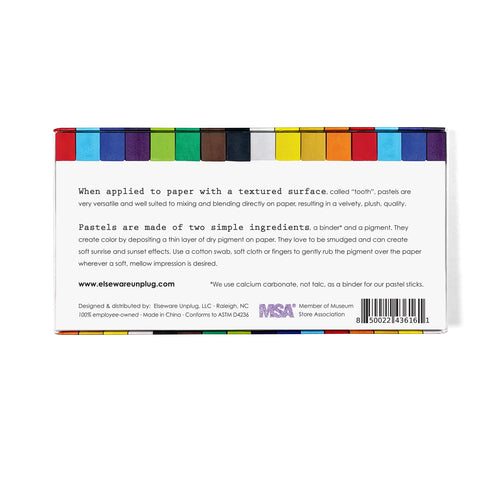 Pastel Sticks – Talc-Free – 12 Vibrant Colors