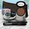 Hot Crossed Bronze - a neutral bronze with sheen / Hunter - A Rich Hunter/Forest Green