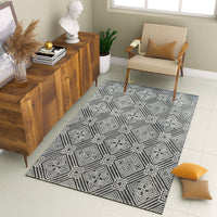 Premium Hand-Tufted Rug Made of 100% Wool  - Echos - 4x6 Feet