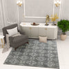 Premium Hand-Tufted Rug Made of 100% Wool  - Echos - 6x6 Feet