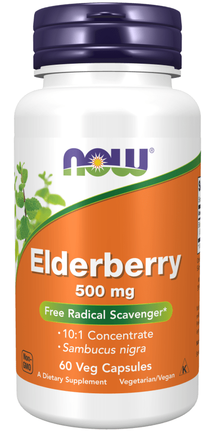 Elderberry 500mg, NOW