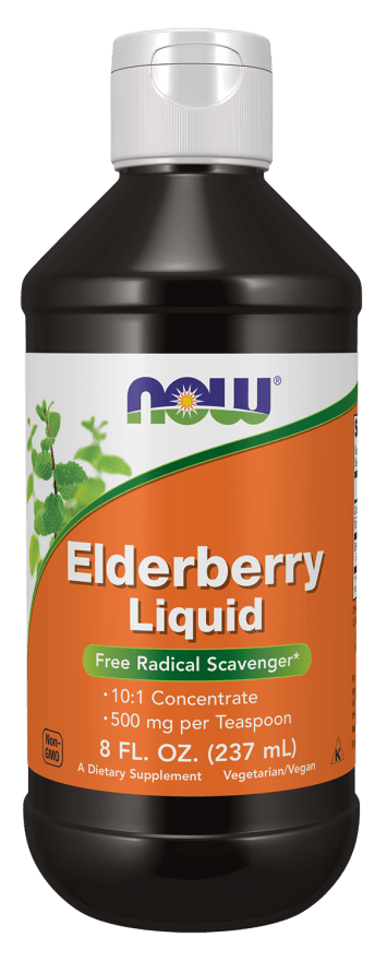 Elderberry Liquid, NOW