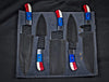 Custom Hand Forged Carbon Steel Chef’s Knife Set – 5 PCS BBQ & Kitchen Knives | Best Anniversary Gift for Him