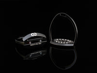 American Equus "Elite" English Stirrups Illusion Black