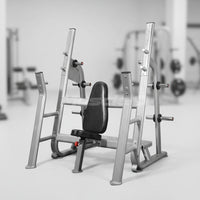 Elite Olympic Military Bench - Muscle D Fitness - Commercial - Seated Upright Shoulder Press