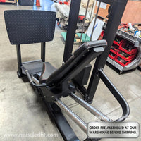 Elite Selectorized Leg Press - Muscle D Fitness - Commercial - Adjustable Seat - Pin Selectorized - Quads Glutes Workout