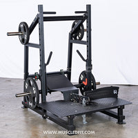Excel Belt Squat - Muscle D Fitness - Plate Loaded Belt Squat w/ Plate Storage
