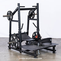 Excel Belt Squat - Muscle D Fitness - Plate Loaded Belt Squat w/ Plate Storage