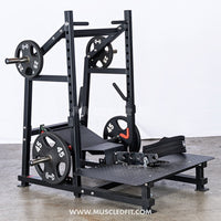 Excel Belt Squat - Muscle D Fitness - Plate Loaded Belt Squat w/ Plate Storage