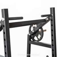 Excel Belt Squat - Muscle D Fitness - Plate Loaded Belt Squat w/ Plate Storage