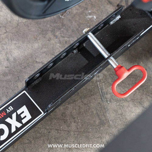 Excel Belt Squat - Muscle D Fitness - Plate Loaded Belt Squat w/ Plate Storage