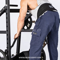 Excel Belt Squat - Muscle D Fitness - Plate Loaded Belt Squat w/ Plate Storage