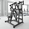 Excel Iso-Lateral Low Row - Muscle D Fitness - Plate Load Seated Row - Gas Shock Assisted Seat Adjustment - Weight Storage Pins