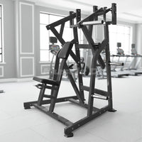 Excel Iso-Lateral Low Row - Muscle D Fitness - Plate Load Seated Row - Gas Shock Assisted Seat Adjustment - Weight Storage Pins
