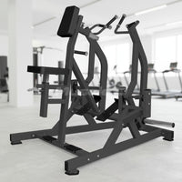 Excel Iso-Lateral Seated Row - Muscle D Fitness - Plate Load Back Machine - Gas Shock Assisted Seat Adjustment