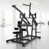 Excel Iso-Lateral Wide Pulldown - Muscle D Fitness - Plate Load Lat Pulldown - Piston Assisted Seat Adjustment - Plate Storage Pegs