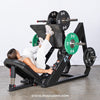 Excel Linear Leg Press - Muscle D Fitness - Plate Load Leg Press - Adjustable Back Pad - Plate Storge Pegs