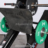 Excel Linear Leg Press - Muscle D Fitness - Plate Load Leg Press - Adjustable Back Pad - Plate Storge Pegs