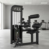 Excel Back/Ab Combo - Muscle D Fitness - Commercial Adjustable Pin Selectorized Back Extension Ab Crunch Combo