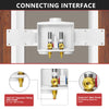 10 Pcs 1/2" PEX Expansion (F1960) Inlet, Washing Machine Outlet Box, Single Control Valve, with SS Hammer Arrestor